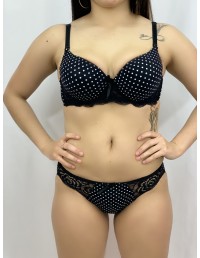 CONJUNTO SUJETADOR PUSH UP Y BRAGUITA LUNARES