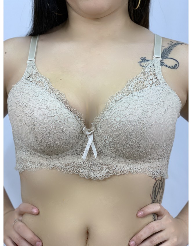 SUJETADOR BRALETTE CON AROS Y RELLENO